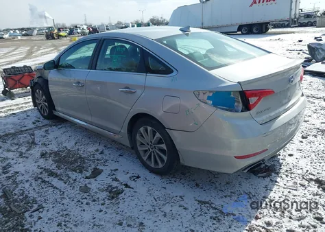 2015 Hyundai Sonata Sport из США, поврежденный, VIN 5NPE34AF2FH137864